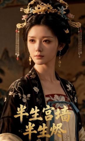 短剧《半生宫墙半生烬》海报