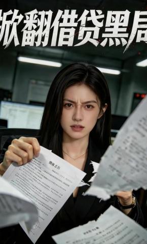 短剧《掀翻借贷黑局》海报
