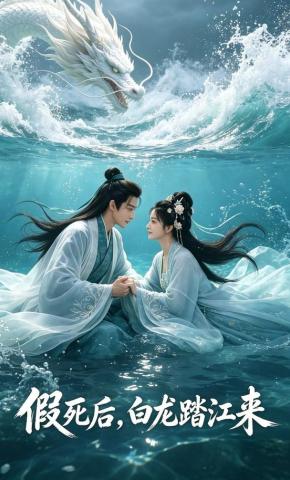 短剧《假死后，白龙踏江来》海报