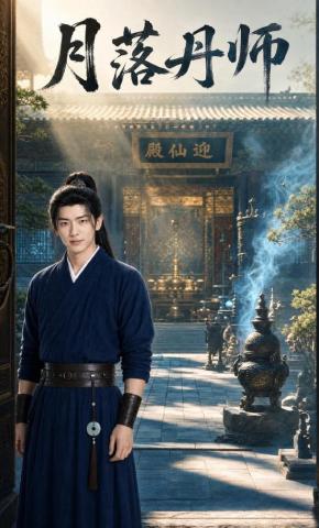 短剧《月落丹师》海报