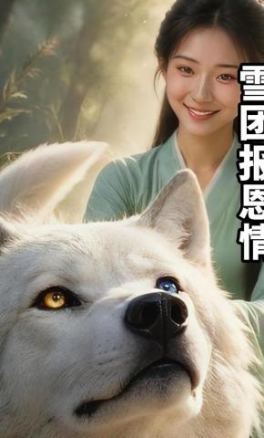短剧《雪团报恩情》海报