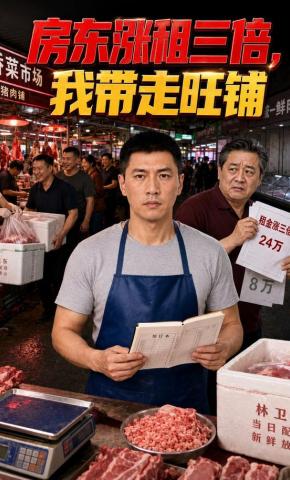 短剧《房东涨租三倍，我带走旺铺》海报