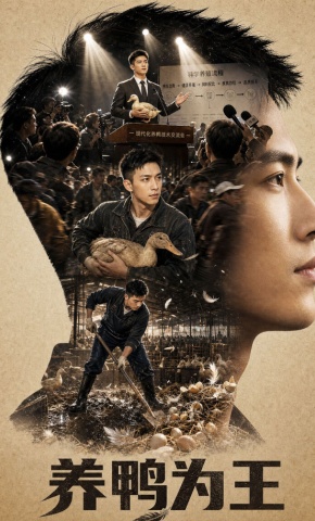 短剧《养鸭为王》海报