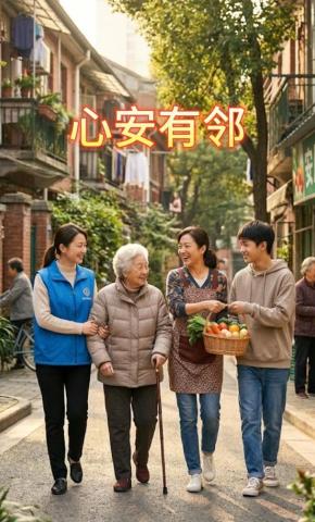 短剧《心安有邻》海报