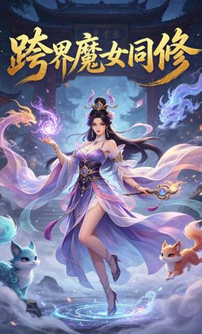 短剧《跨界魔女同修》海报