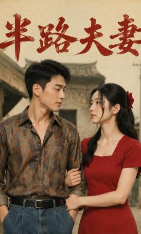 短剧《半路夫妻》海报
