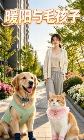 短剧《暖阳与毛孩子》海报