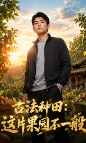 短剧《古法种田：这片果园不一般》海报