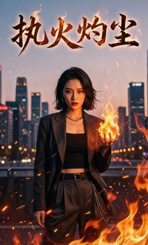 短剧《执火灼尘》海报