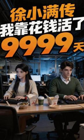 短剧《徐小满传，我靠花钱活了9999天》海报
