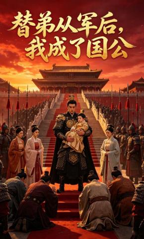 短剧《替弟从军后，我成了国公》海报