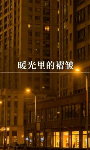 短剧《暖光里的褶皱》海报