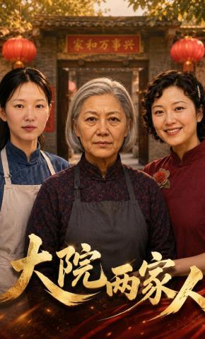 短剧《大院两家人》海报