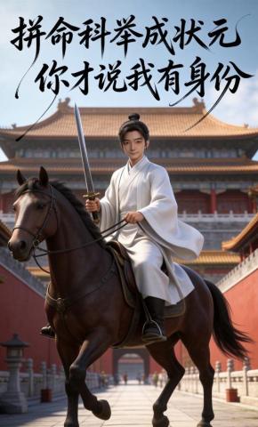 短剧《拼命科举成状元你才说我有身份》海报