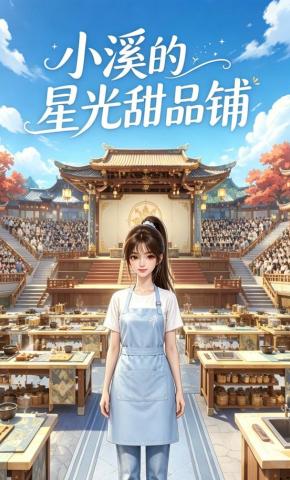 短剧《小溪的星光甜品铺》海报