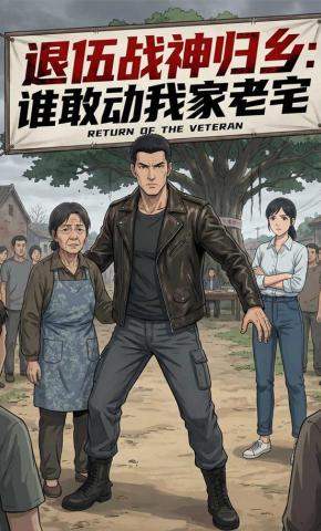 短剧《退伍战神归乡：谁敢动我家老宅》海报