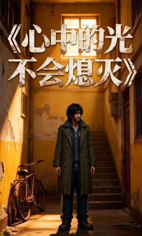 短剧《心中的光不会熄灭》海报