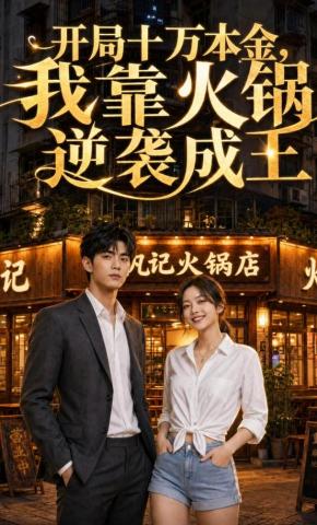 短剧《开局十万本金，我靠火锅逆袭成王》海报