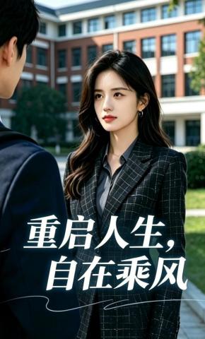 短剧《重启人生，自在乘风》海报