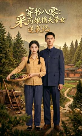 短剧《穿书八零：采药娘携夫带女逆袭记》海报