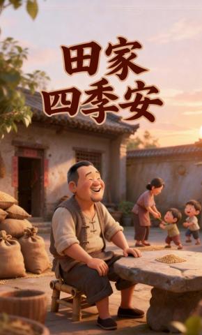 短剧《田家四季安》海报