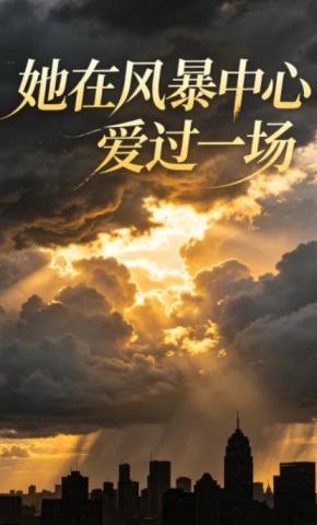 短剧《她在风暴中心爱过一场》海报