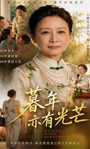短剧《暮年亦有光芒》海报