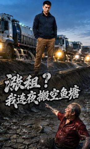 短剧《涨租？我连夜搬空鱼塘》海报