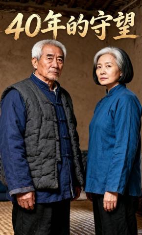 短剧《40年的守望》海报