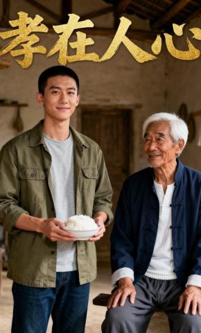 短剧《孝在人心》海报