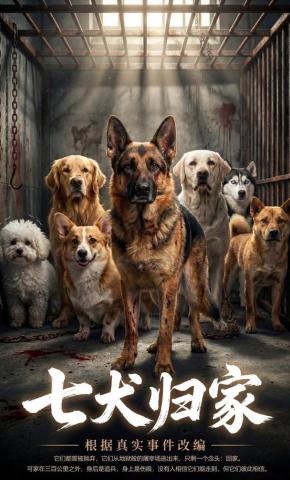 短剧《七犬归家》海报