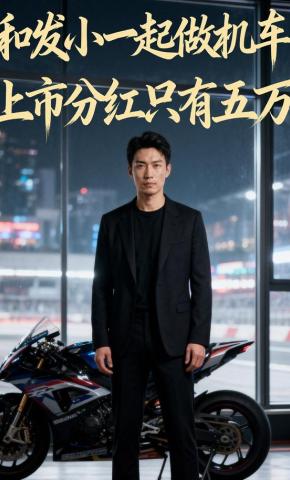 短剧《和发小一起做机车，上市分红只有五万》海报