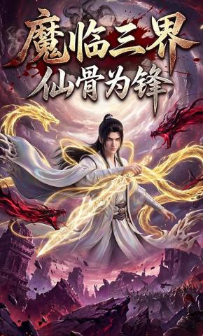 短剧《魔临三界：仙骨为锋》海报