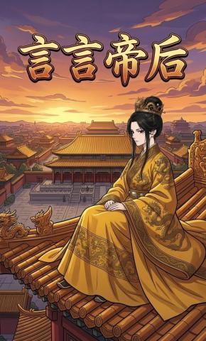 短剧《言言帝后》海报