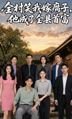 短剧《全村笑我嫁瘸子，他成了全县首富》海报