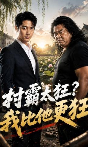 短剧《村霸太狂？我比他更狂》海报