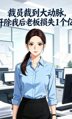 短剧《裁员裁到大动脉，开除我后老板损失1个亿》海报
