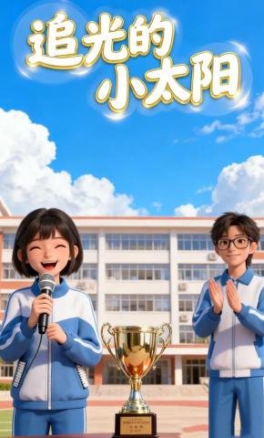 短剧《追光的小太阳1》海报