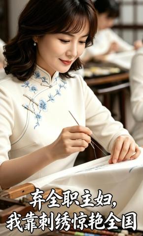 短剧《弃全职主妇，我靠刺绣惊艳全国》海报