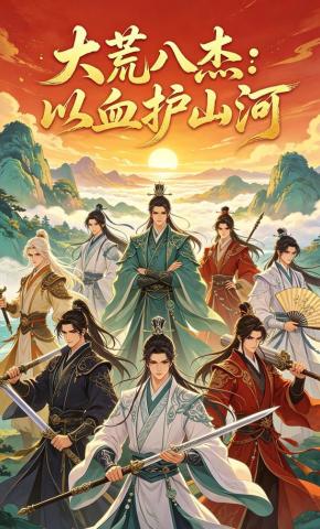 短剧《大荒八杰：以血护山河》海报