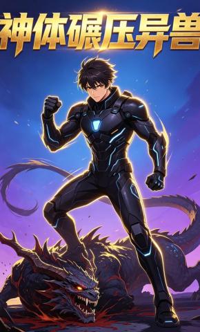 短剧《神体碾压异兽》海报
