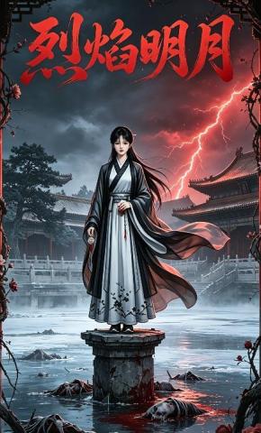 短剧《烈焰明月》海报