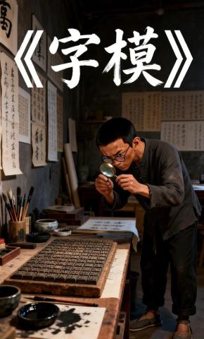 短剧《字模》海报
