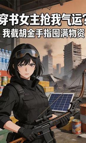 短剧《穿书女主抢我气运？我截胡金手指囤满物资》海报