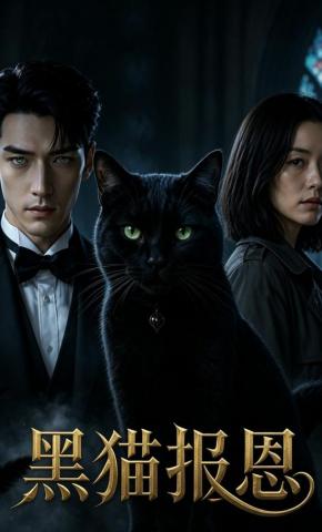 短剧《黑猫报恩》海报