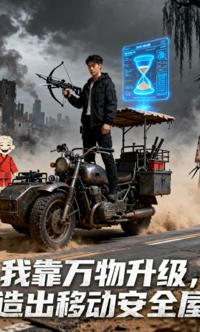 短剧《我靠万物升级，造出移动安全屋》海报