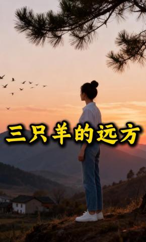 短剧《三只羊的远方》海报