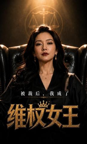 短剧《被裁后，我成了维权女王》海报