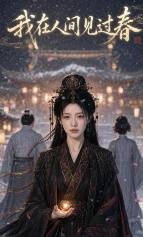 短剧《我在人间见过春》海报