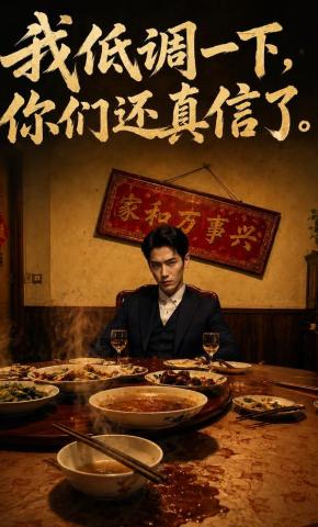 短剧《我低调一下，你们还真信了》海报